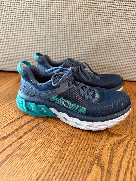Hoka Shoes - Hoka Navy and Teal Women's Running Sneakers